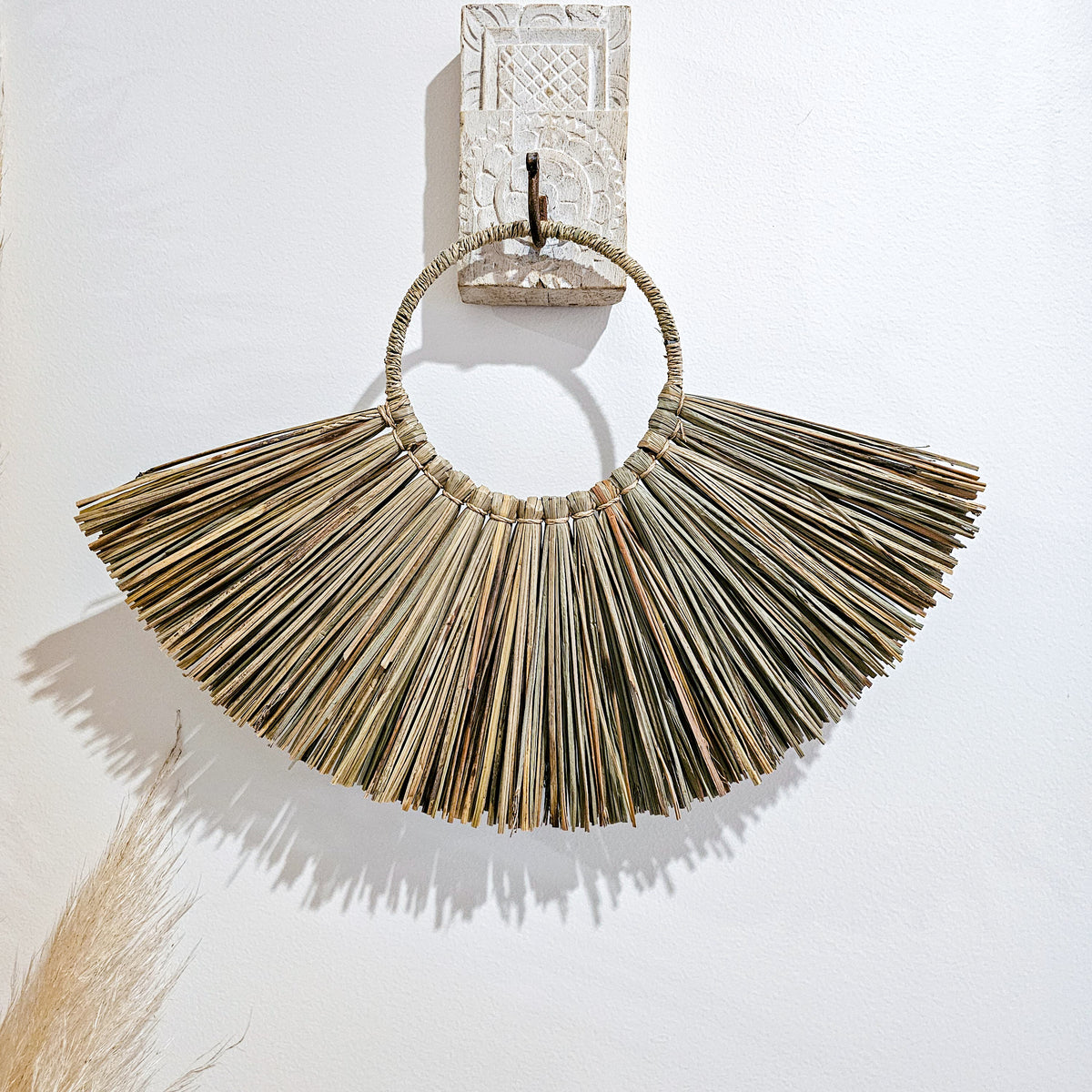 Sana Seagrass wall hanging decor Coastal Boheme Collective