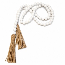 Wooden Bead & Jute Garland
