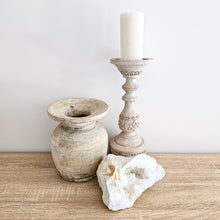 Vintage indian natural wooden pots. Handcrafted, repurposed pots, these are ideal for rustic farmhouse home aesthetics. Modern Coastal boho home decor. Bohemian inspired natural wall decor. Unique decor. Style your console. coffee table decor. 