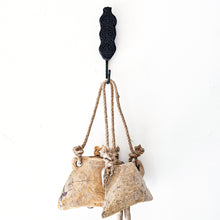 Matte black wall hooks with a carved design. Ideal for styling in your home entry, loungeroom, laundry, and more. Home decor for boho bohemian coastal interiors. Wall decor, natural wall decor for natural wall art hangings.