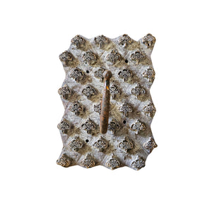 Vintage Print Block Wall Hooks