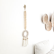 Shell Halo Beaded Garland 3 Tassels