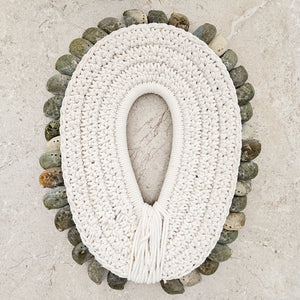 Mahi Mother of Pearl Shell Wall Necklace Decor
