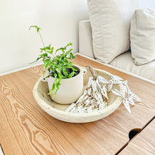 Indian Teak Bowl Bleached