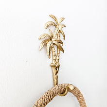 Palm Trees Wall Hook Gold