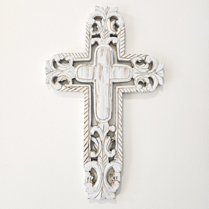 Mayana Wooden Wall Cross