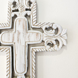 Mayana Wooden Wall Cross