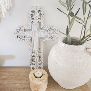 Mayana Wooden Wall Cross