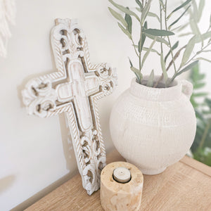 Mayana Wooden Wall Cross