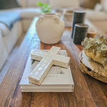 Aura Capiz and Resin Cross