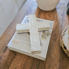 Aura Capiz and Resin Cross