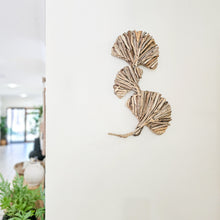 Natural Driftwood Gingko Wall Art
