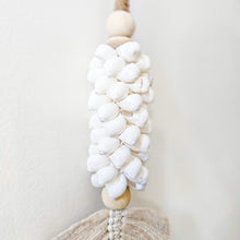 Zaya Shell & Macrame Leaf Tassel