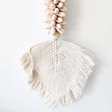 Zaya Shell & Macrame Leaf Tassel