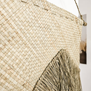Pandan seagrass wall hanging, coastal boho, bohemian home decor