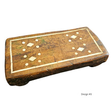 Vintage Indian Inlay boards- dark finish