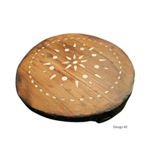 Vintage Indian Inlay Chakla dark finish