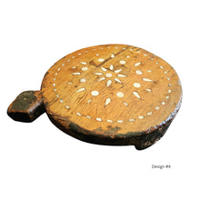 Vintage Indian Inlay Chakla dark finish