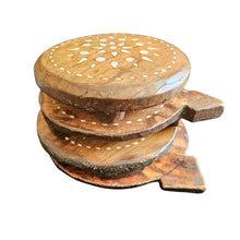 Vintage Indian Inlay Chakla dark finish