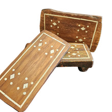Vintage Indian Inlay boards- dark finish