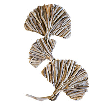 Natural Driftwood Gingko Wall Art