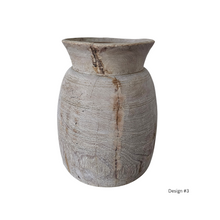 Nepali Vintage Indian Wooden Pot
