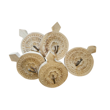 Carved Round Wooden Hook