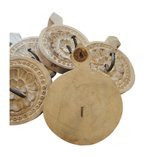 Carved Round Wooden Hook