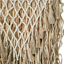 Ryleigh Raffia & Beaded Wall Hanging