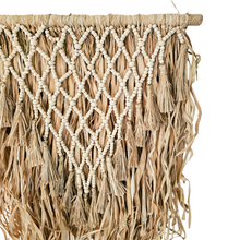 Ryleigh Raffia & Beaded Wall Hanging
