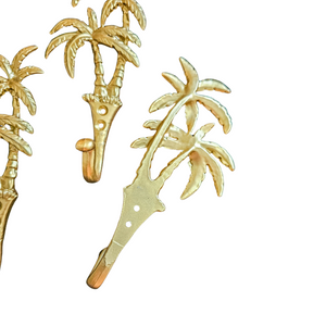 Palm Trees Wall Hook Gold