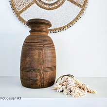 Vintage Indian Nepali Pots - dark finish
