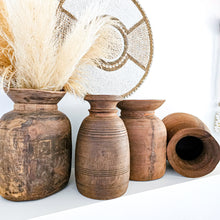 Vintage Indian Nepali Pots - dark finish
