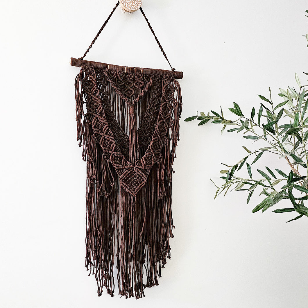 Mocha Macrame Hanging