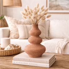 Mocha Clay Vase