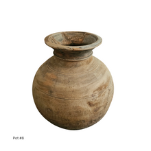 Vintage Indian Wooden Honey Pot