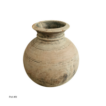 Vintage Indian Wooden Honey Pot