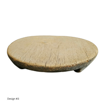 Vintage indian wooden chakla boards. Coastal, boho, bohemian home decor