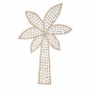 Shell & Wood Bead Palm Tree