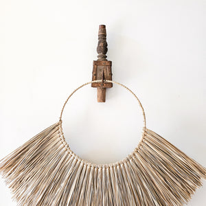 Vintage indian wall hooks. Handcrafted from old repurposed spinning wheels these are ideal for rustic farmhouse aesthetics. Modern Coastal boho home decor. Bohemian inspired natural wall decor. Unique decor. 