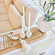 Maya Textured candle holder set