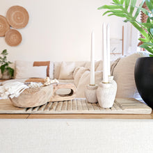 Maya Textured candle holder set