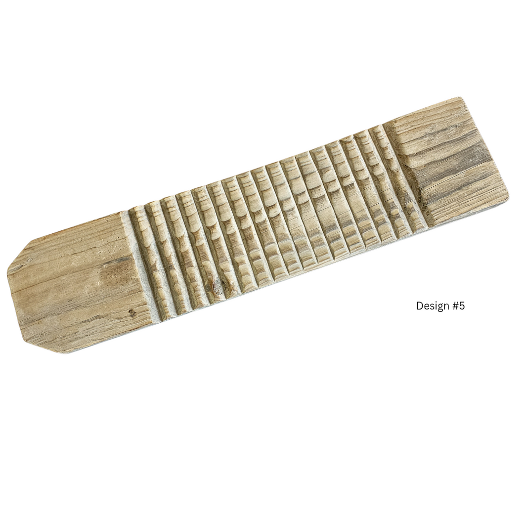 Vintage Indian Wooden Washboard