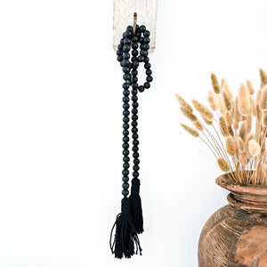 Wooden Bead & Jute Garland