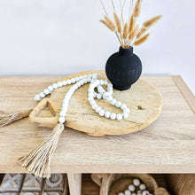 Wooden Bead & Jute Garland
