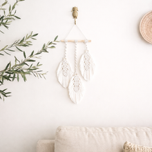 Isla Feather Macrame Wall Hanging