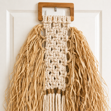 Makai Macrame and Raffia Wall Hanging