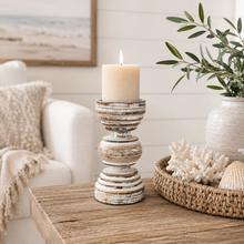 Nahla Distressed Rustic Candle Holder