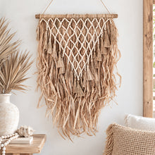 Ryleigh Raffia & Beaded Wall Hanging