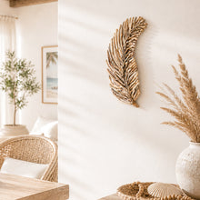 Dahlia Driftwood Wall Leaf